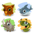 funny animals-set 2