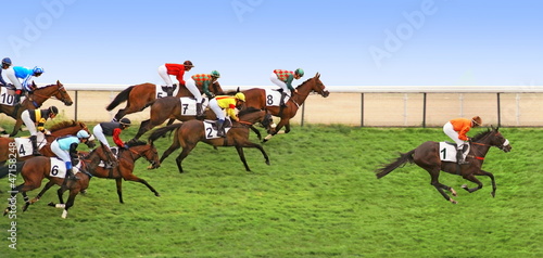 Photo: Course hippique Course hippique