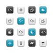 Vector: Weather buttons Weather buttons