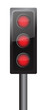 all lights in red