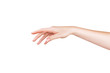 Close-up woman's hand