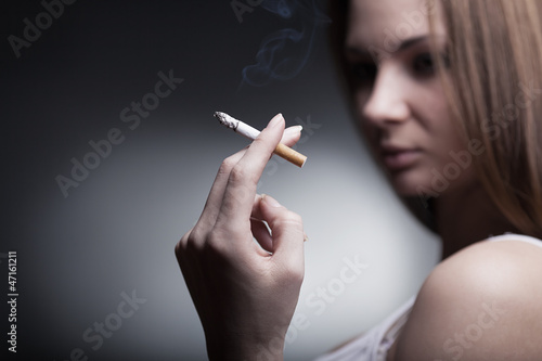 Photo: Smoking cigarette Smoking cigarette