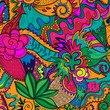 vector drawing likes as stoner art