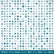 Vektor: 400 various icons symbols and design elements collection 400 various icons symbols and design elements collection