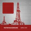 Sketch of oil rig