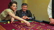 Video: Woman and man placing bets on roulette table Woman and man placing bets on roulette table