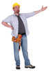 craftsman showing something
