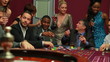 People placing bets for roulette