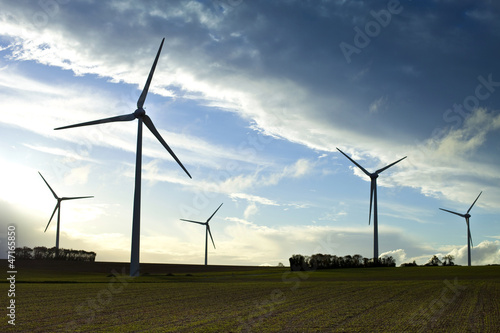 Photo: Campagne, énergie, éolienne, renouvelable, écologique Campagne, énergie, éolienne, renouvelable, écologique