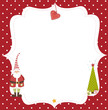 Vector: Happy Christmas - Red Background Happy Christmas - Red Background