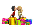 Kissing With Presents