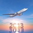 2013年号と飛行機