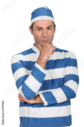 Photo: Man in prison Fancy Dress Costume Man in prison Fancy Dress Costume