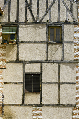 Photo: Wood frame house Wood frame house