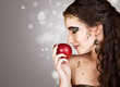 Model with fashion make up