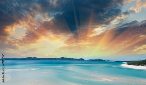 Photo: Wonderful colors of Whitsunday Islands on winter season, Austral Wonderful colors of Whitsunday Islands on winter season, Austral