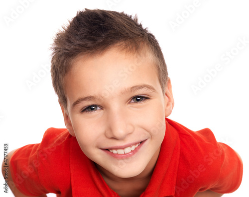 Photo: Adorable young happy boy Adorable young happy boy