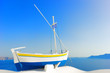 Oia in Santorini island Greece