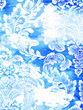 Abstract textured background: white floral patterns
