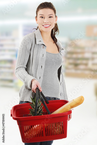 Photo: Happy woman on shopping Happy woman on shopping
