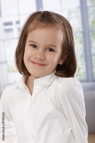 Photo: Portrait of adorable little girl Portrait of adorable little girl