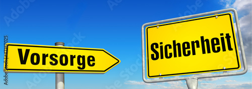 Illustration: Sicherheit durch Vorsorge Sicherheit durch Vorsorge
