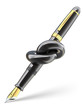 Illustration: Knotted fountain pen Knotted fountain pen