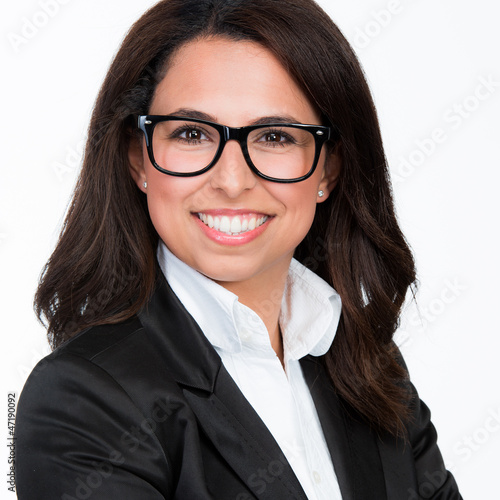 Photo: erfolgreiche managerin mit brille erfolgreiche managerin mit brille