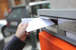girl posting a letter