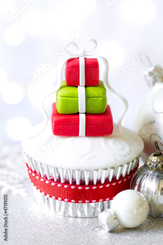 Photo: Christmas cupcake Christmas cupcake