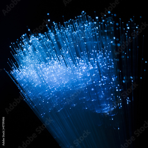 Photo: Lichtleiter blau Lichtleiter blau