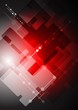 Abstract red tech backdrop