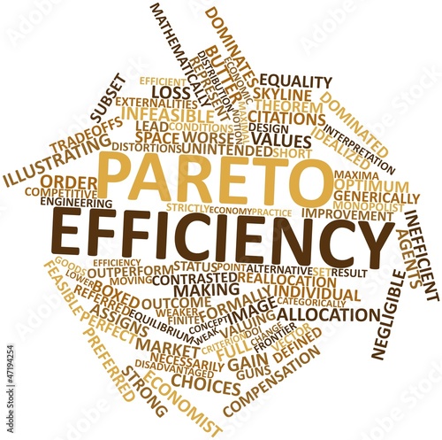 Illustration: Word cloud for Pareto efficiency Word cloud for Pareto efficiency