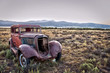 Voiture vintage abandonnée - Montana, USA