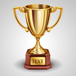 Gold trophy