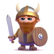 Viking stands ready for battle