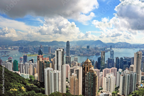 Photo: China, Hong Kong cityscape from the Peak China, Hong Kong cityscape from the Peak