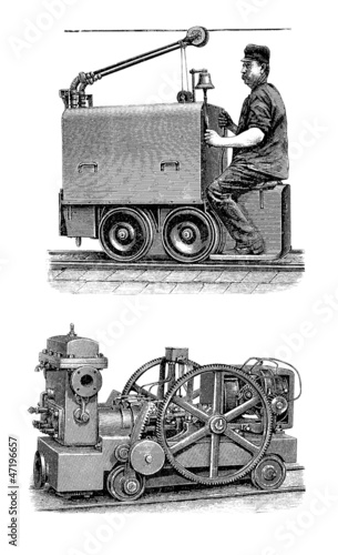 Illustration: Minor & Mine Engines - 19th century Minor & Mine Engines - 19th century
