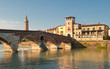 Photo: Ponte Pietra bridge, Verona, Italy Ponte Pietra bridge, Verona, Italy