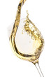 Illustration: white wine splash white wine splash