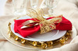Christmas Place Setting with Bells