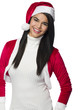 Girl in Santa Suit