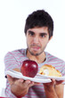 Foto: young man food decision young man food decision