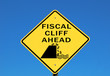 Photo: Fiscal cliff sign Fiscal cliff sign