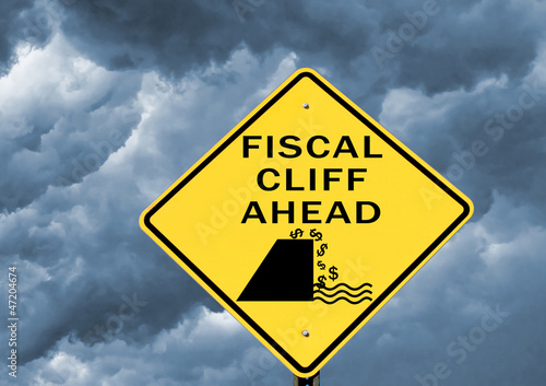 Photo: Fiscal cliff warning Fiscal cliff warning