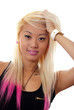 Beautiful blonde young woman