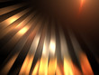Abstract gold fractal lines