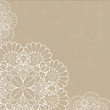 Retro background with lace ornament