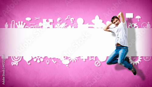 Photo: Modern style dancer posing Modern style dancer posing