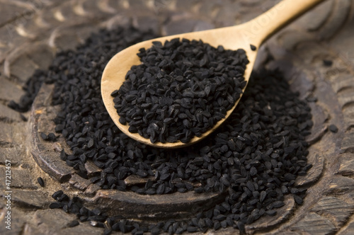 Photo: Nigella seeds Nigella seeds